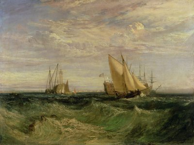 La confluenza del Tamigi e del Medway, c.1808 da Joseph Mallord William Turner